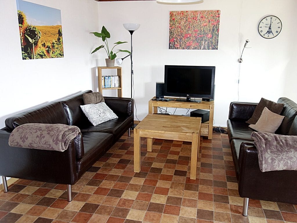 Wohnzimmer im Haus Mohnblume Haus 93 im Feriendorf Öfingen